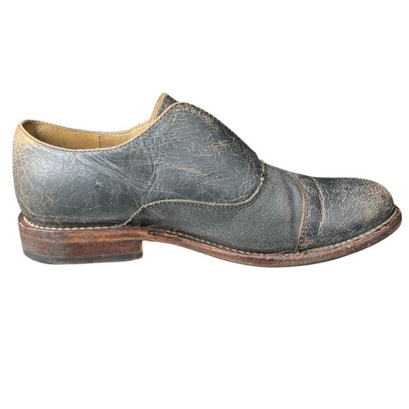 Bed Stu Women’s Eden Grey Distressed Slip On Loafer Size US 9 - Picture 4 of 11